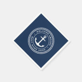 Willkommen an der Ankerseilgrenze des Schiffes Serviette (Ecke)