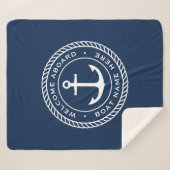 Willkommen an der Ankerseilgrenze des Schiffes Sherpadecke (Vorderseite (Horizontal))