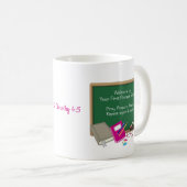 Willkommen an der ersten Pionier-Schule-Schwester Kaffeetasse (VorderseiteRechts)