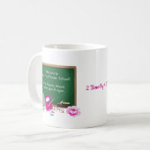 Willkommen an der ersten Pionier-Schule-Schwester Kaffeetasse (Vorderseite Links)