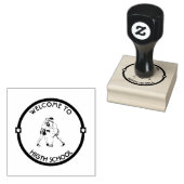 Willkommen an der High School Gummistempel (Stempel)