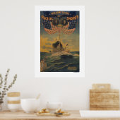 Willkommen an der Pazifikküste. LeitinitiativeConn Poster (Küche)
