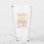 Willkommen an meinem glücklichen Ort Glas (Rückseite)