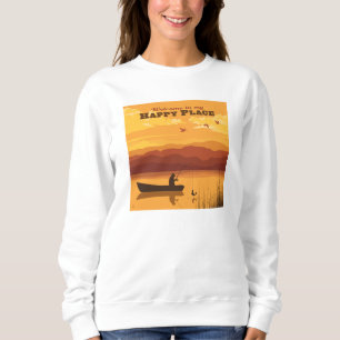Willkommen an meinem glücklichen Ort Sweatshirt