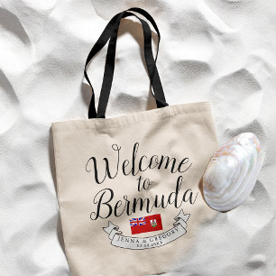 Willkommen auf Bermuda   HOCHZEIT IN URLAUBSORT Tragetasche