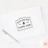 Willkommen auf Cape Cod Massachusetts Sticker (Umschlag)