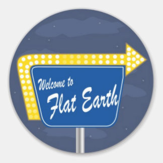 Willkommen auf dem Flat Earth Sticker
