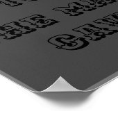 Willkommen auf dem Höhlenplakat Poster (Ecke)