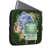 Willkommen auf dem Planeten Erde Laptopschutzhülle (Vorne Rechts)