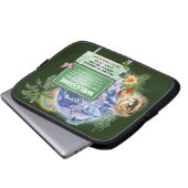 Willkommen auf dem Planeten Erde Laptopschutzhülle (Vorne Knopf)