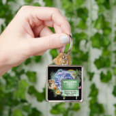 Willkommen auf dem Planeten Erde Schlüsselanhänger (Hand)