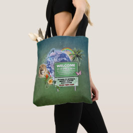Willkommen auf dem Planeten Erde Tasche