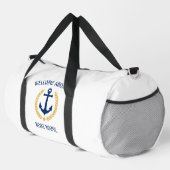 Willkommen auf dem Schiff Name Anchor Gold Laurel Duffle Bag (Rechte Ecke)