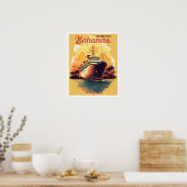 Willkommen auf den Bahamas Poster (Küche)