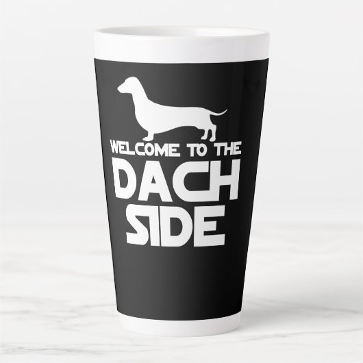 Willkommen auf der Dackel Milchtasse (Vorderseite)