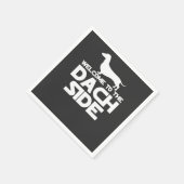 Willkommen auf der Dackel Serviette (Ecke)