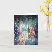 Willkommen auf der Fairyland Note Card Karte (Gelbe Blume)