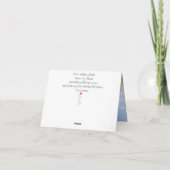 Willkommen auf der Funny Farm Chickens Grußkarte Karte (Rückseite)