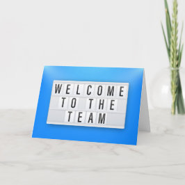Willkommen auf der Grußkarte des Team Lightbox Karte