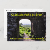 Willkommen auf der irischen Postkarte (Vorne/Hinten)