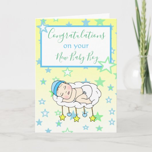 Willkommen auf der neuen Baby-Card der Welt Karte (Vorderseite)