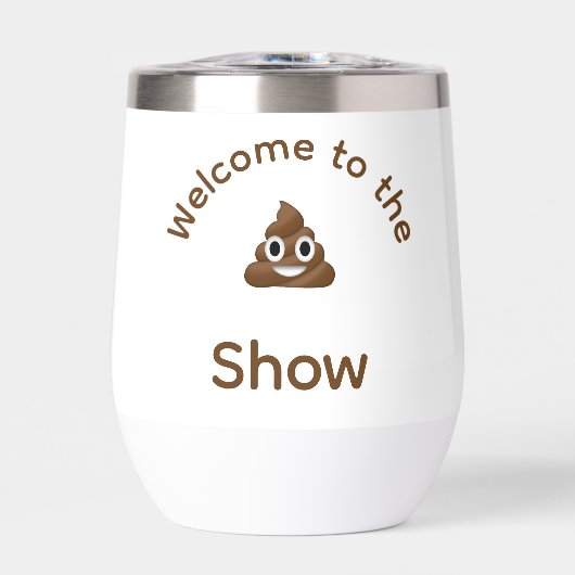 Willkommen auf der Poo Emoji Show Personalisiert (Vorderseite)
