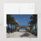 Willkommen auf der Postkarte des Daytona Beach Fot (Vorne/Hinten)