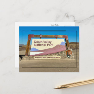 Willkommen auf der Postkarte des Death Valley Nati