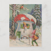Willkommen auf der Postkarte des Mushroom House (Vorderseite)