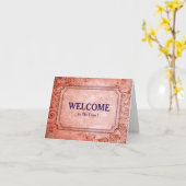 Willkommen auf der Postkarte des Teams (Gelbe Blume)