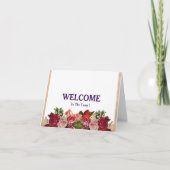 Willkommen auf der Postkarte des Teams (Vorderseite)