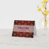 Willkommen auf der Postkarte des Teams (Gelbe Blume)