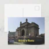 Willkommen auf der Postkarte von Mumbai (Vorne/Hinten)