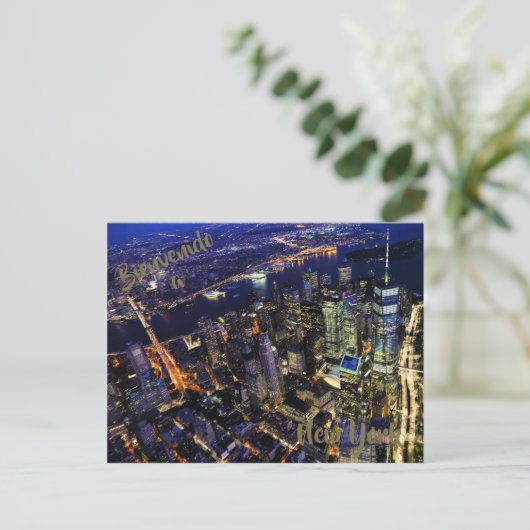 Willkommen auf der Postkarte von New York (Stehend Vorderseite)