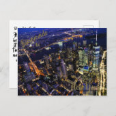Willkommen auf der Postkarte von New York (Vorne/Hinten)