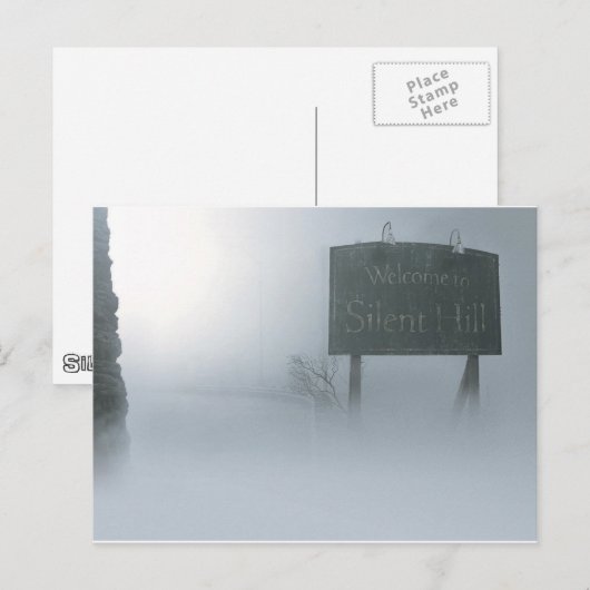 Willkommen auf der Silent Hill Postkarte (Vorne/Hinten)
