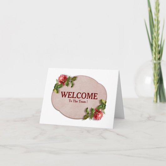 Willkommen auf der Teamkarte Karte (Vorderseite)