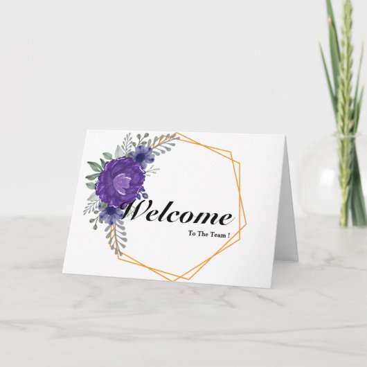 Willkommen auf der Teamkarte Karte (Vorderseite)