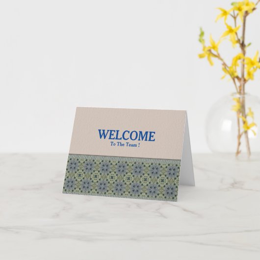 Willkommen auf der Teamkarte Karte (Gelbe Blume)