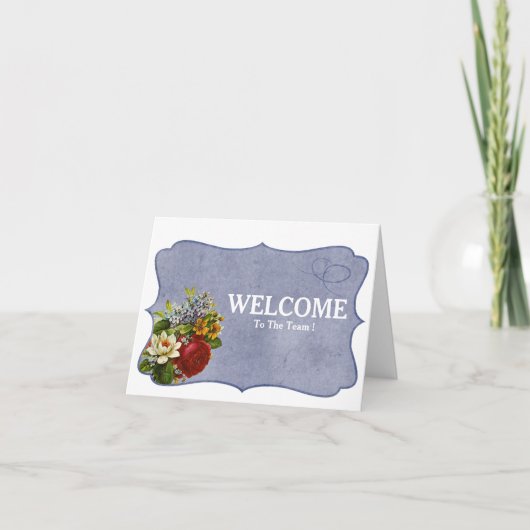 Willkommen auf der Teamkarte Karte (Vorderseite)