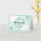 Willkommen auf der Teamkarte Karte (Gelbe Blume)