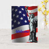 Willkommen auf der US-Karte Karte (Gelbe Blume)