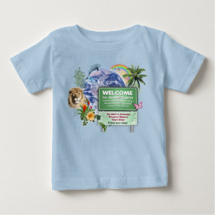 Willkommen auf diesem Planeten Baby T-shirt