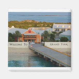 Willkommen auf Grand Turk Magnet