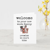 Willkommen auf Ihrer neuen Work Family Card Karte (Gelbe Blume)