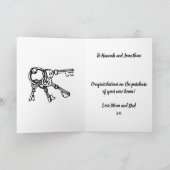 Willkommen auf Ihrer neuen Zuhause Karte (Innenseite)