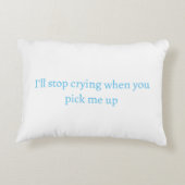 Willkommen auf meinem Grill Ich höre auf zu weinen Dekokissen (Rückseite)