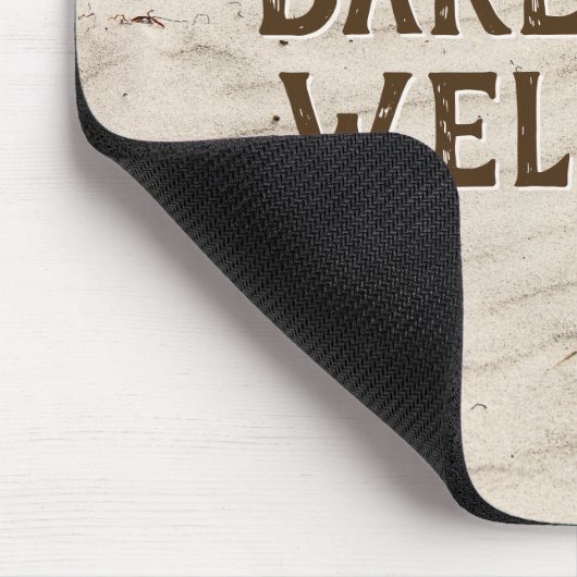 Willkommen auf Sand! Mousepad (Ecke)