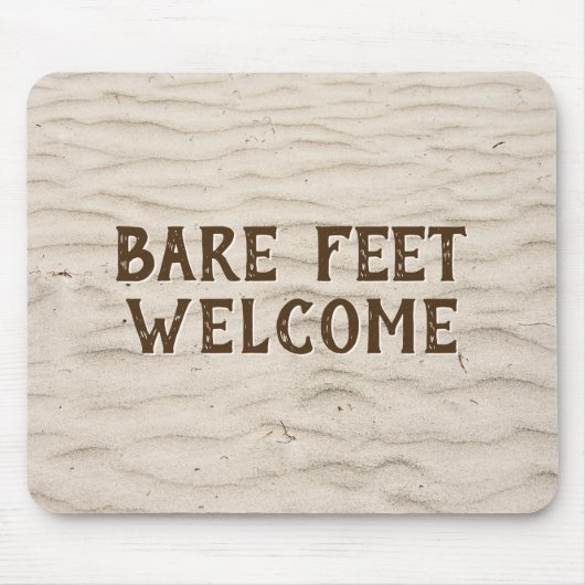 Willkommen auf Sand! Mousepad (Vorne)