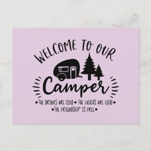 Willkommen auf unserer Postkarte für Camper